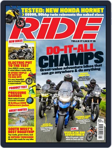 RiDE United Kingdom January 1st, 2023 Digital Back Issue Cover
