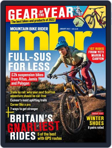 Mountain Bike Rider January 1st, 2023 Digital Back Issue Cover
