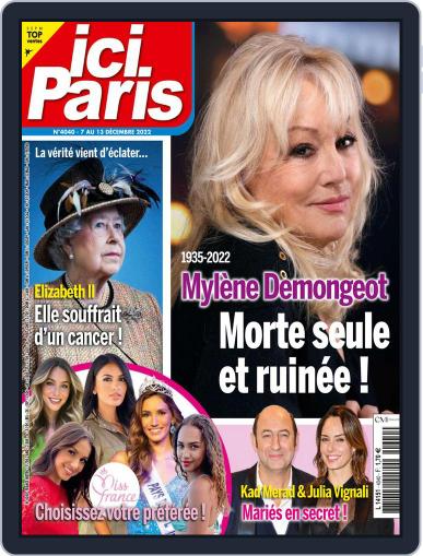 Ici Paris December 7th, 2022 Digital Back Issue Cover