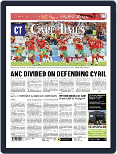 Cape Times December 7th, 2022 Digital Back Issue Cover