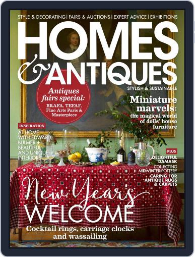 Homes & Antiques January 1st, 2023 Digital Back Issue Cover