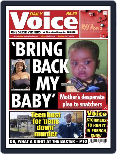 Daily Voice December 8th, 2022 Digital Back Issue Cover