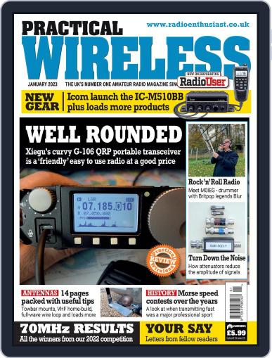 Practical Wireless January 1st, 2023 Digital Back Issue Cover