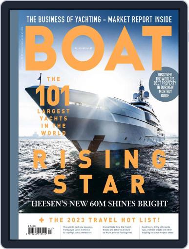 Boat International January 1st, 2023 Digital Back Issue Cover