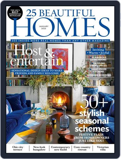 25 Beautiful Homes January 1st, 2023 Digital Back Issue Cover