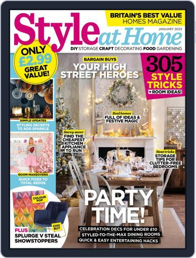 Style At Home United Kingdom January 1st, 2023 Digital Back Issue Cover