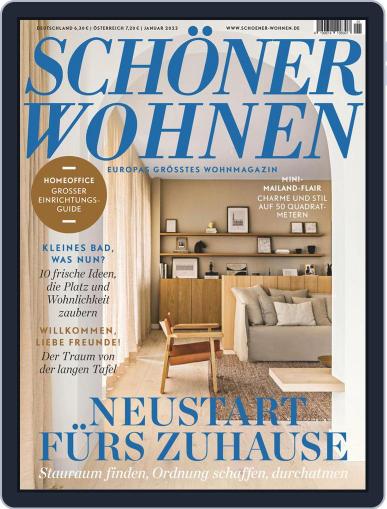 Schöner Wohnen January 1st, 2023 Digital Back Issue Cover