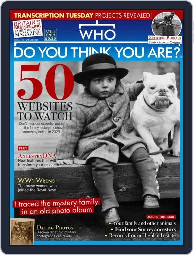 Who Do You Think You Are? January 1st, 2023 Digital Back Issue Cover