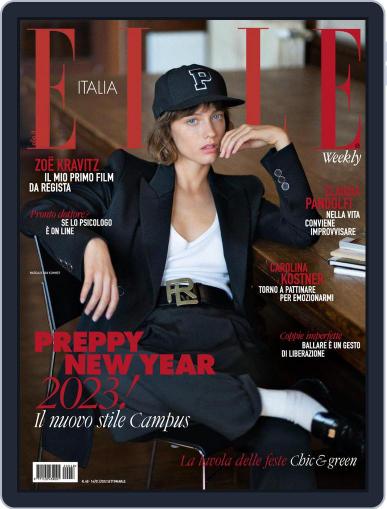 Elle Italia December 15th, 2022 Digital Back Issue Cover
