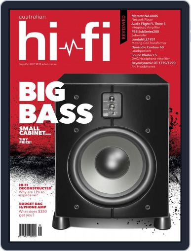 Australian HiFi September 1st, 2017 Digital Back Issue Cover