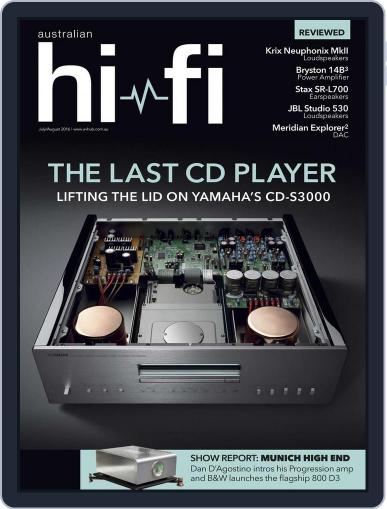 Australian HiFi July 3rd, 2016 Digital Back Issue Cover