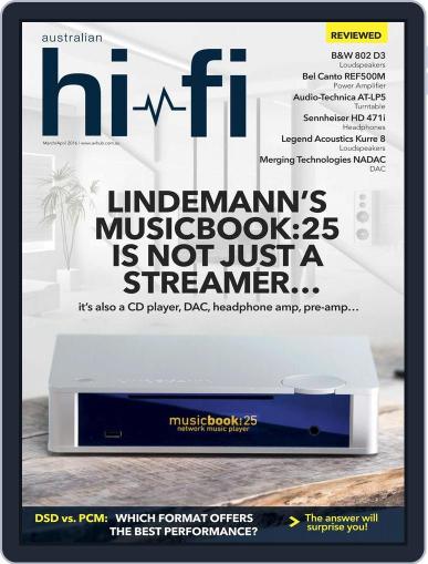 Australian HiFi February 28th, 2016 Digital Back Issue Cover
