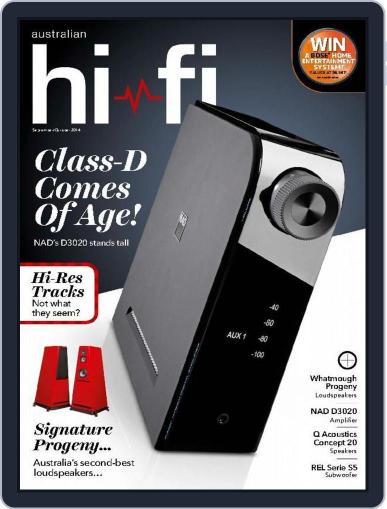 Australian HiFi August 31st, 2014 Digital Back Issue Cover