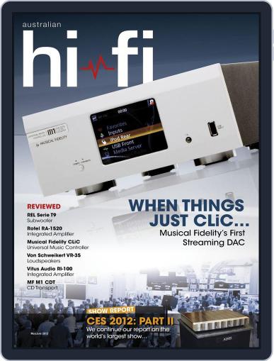 Australian HiFi May 22nd, 2012 Digital Back Issue Cover