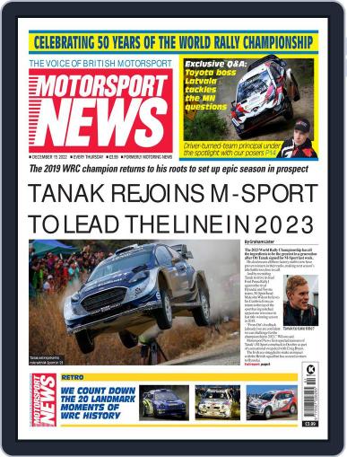 Motorsport News December 15th, 2022 Digital Back Issue Cover