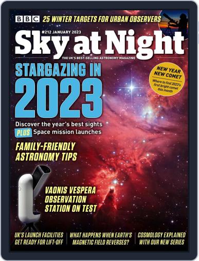 BBC Sky at Night January 1st, 2023 Digital Back Issue Cover