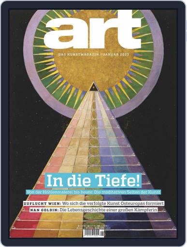 art Magazin January 1st, 2023 Digital Back Issue Cover