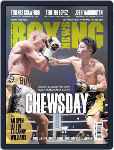 Boxing News December 15th, 2022 Digital Back Issue Cover
