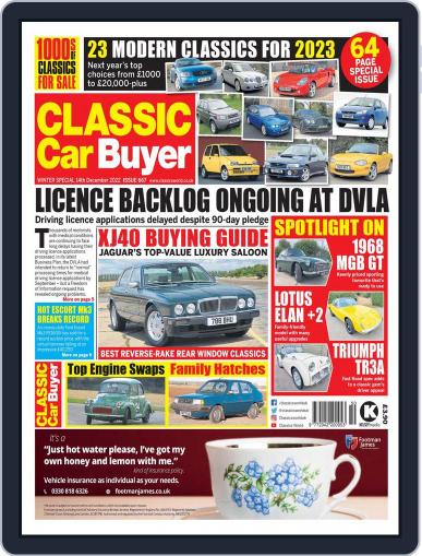 Classic Car Buyer December 14th, 2022 Digital Back Issue Cover