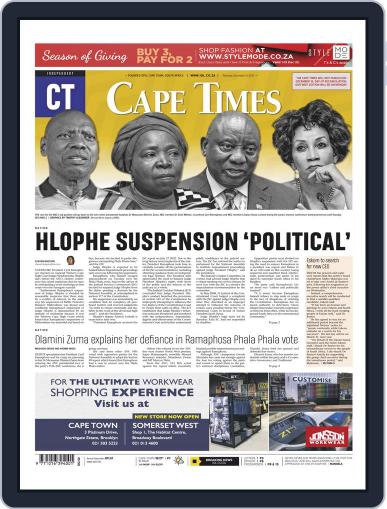 Cape Times December 15th, 2022 Digital Back Issue Cover