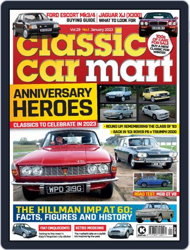 Classic Car Mart December 16th, 2022 Digital Back Issue Cover