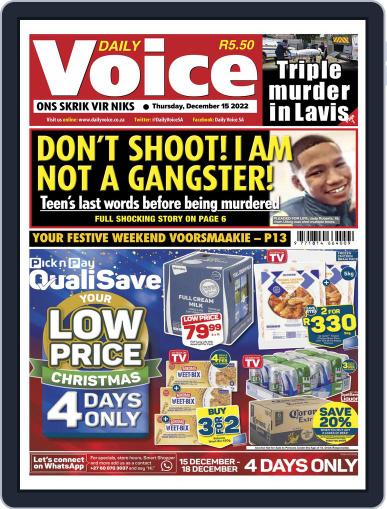 Daily Voice December 15th, 2022 Digital Back Issue Cover