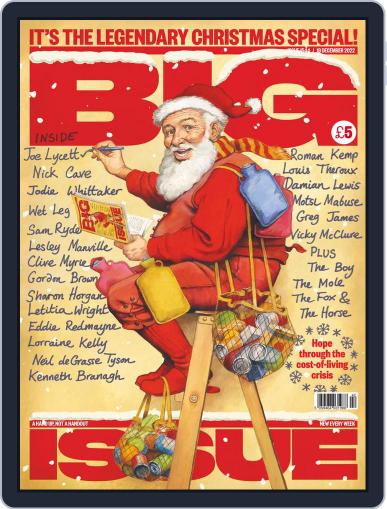 The Big Issue United Kingdom December 19th, 2022 Digital Back Issue Cover