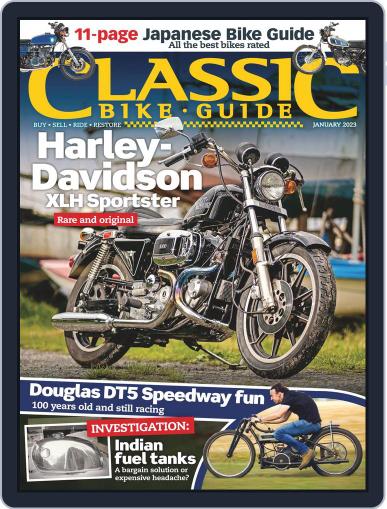 Classic Bike Guide January 1st, 2023 Digital Back Issue Cover