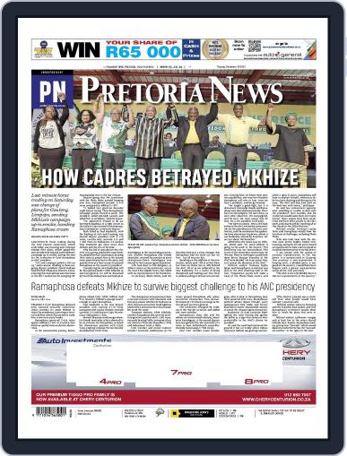 Pretoria News December 20th, 2022 Digital Back Issue Cover