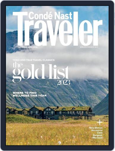 Conde Nast Traveler January 1st, 2023 Digital Back Issue Cover