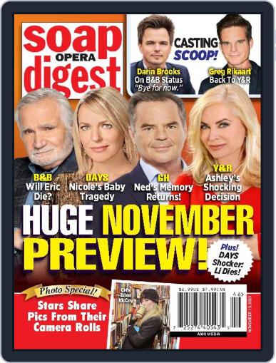 Soap Opera Digest November 13th, 2023 Digital Back Issue Cover