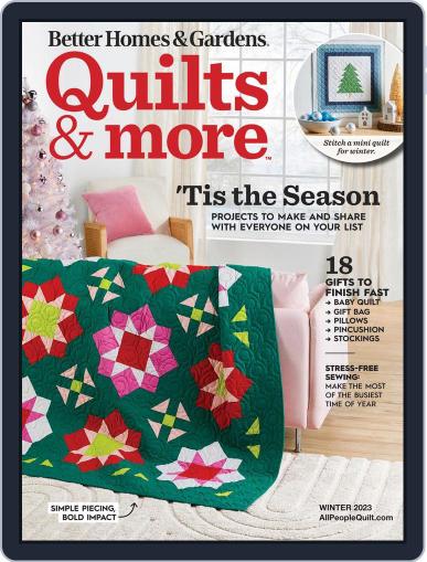 Quilts and More October 7th, 2022 Digital Back Issue Cover