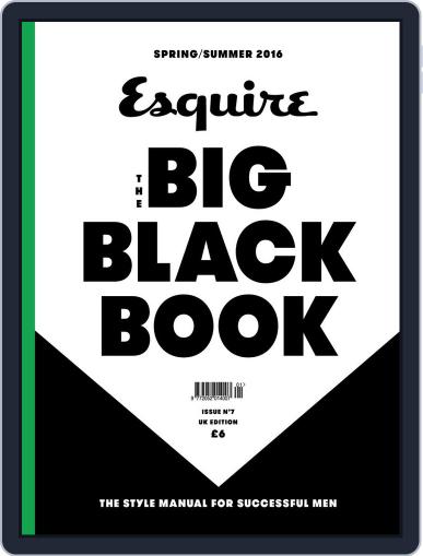 Esquire: The Big Black Book March 1st, 2016 Digital Back Issue Cover