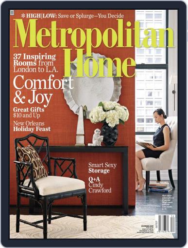 Metropolitan Home December 1st, 2009 Digital Back Issue Cover