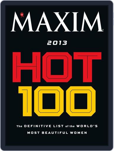 Maxim Hot 100 May 21st, 2013 Digital Back Issue Cover