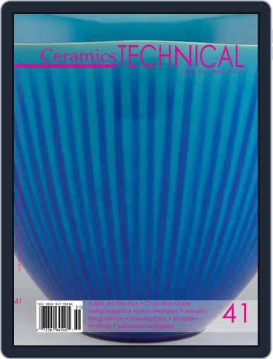 Ceramics: TECHNICAL November 11th, 2015 Digital Back Issue Cover