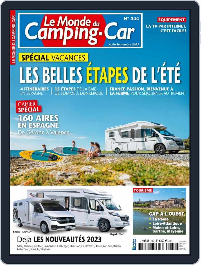 Le Monde Du Camping-car No. 344 (Digital) 