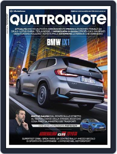Quattroruote February 1st, 2023 Digital Back Issue Cover