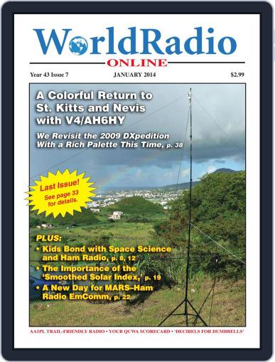 Worldradio Online January 7th, 2014 Digital Back Issue Cover