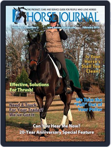 Horse Journal (Digital) February 21st, 2014 Issue Cover