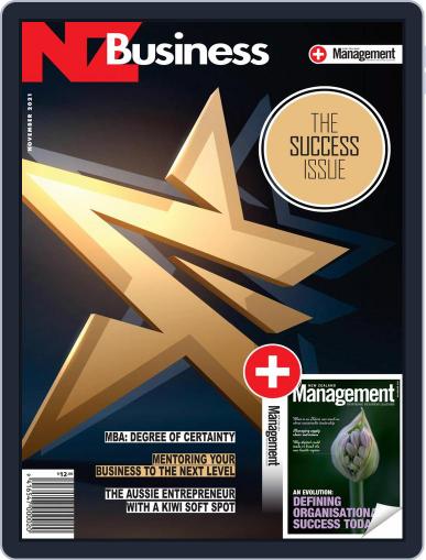 NZBusiness+Management Magazine (Digital) November 1st, 2021 Issue Cover