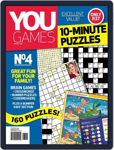 You Play - 10 Minute Puzzles May 1st, 2016 Digital Back Issue Cover