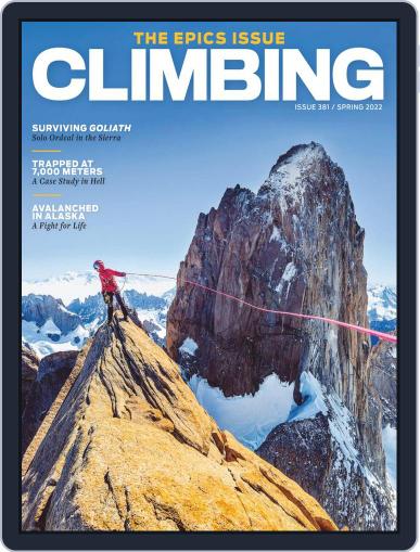 Climbing January 18th, 2022 Digital Back Issue Cover