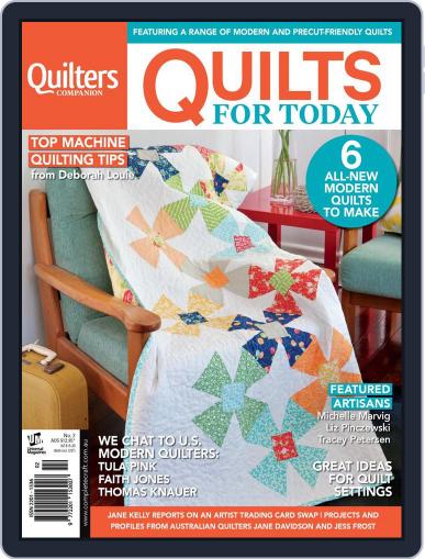 Quilts For Today June 24th, 2014 Digital Back Issue Cover