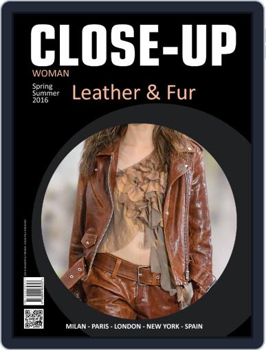 Close-up Woman Leather&fur