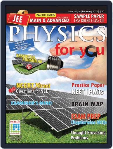 Physics For You Digital Back Issue Cover
