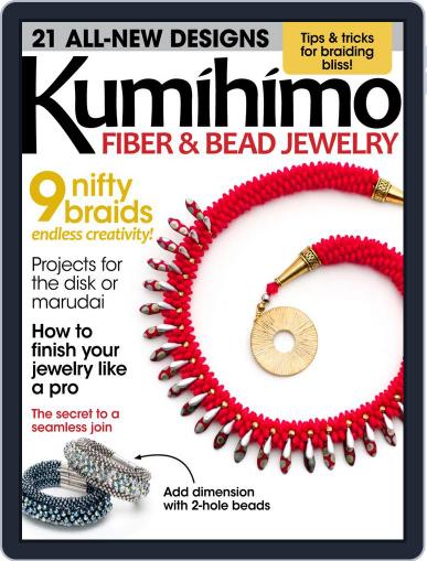 Kumihimo Fiber & Bead Jewelry April 1st, 2016 Digital Back Issue Cover