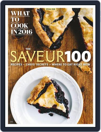 The Saveur 100 January 1st, 2016 Digital Back Issue Cover