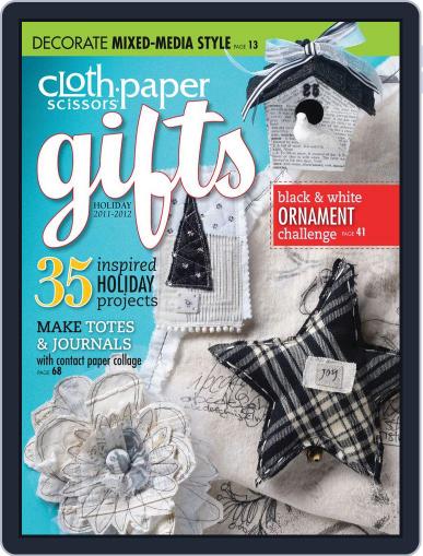 Cloth Paper Scissors Gifts October 18th, 2011 Digital Back Issue Cover