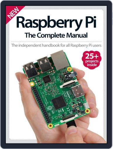 Raspberry Pi The Complete Manual November 1st, 2016 Digital Back Issue Cover